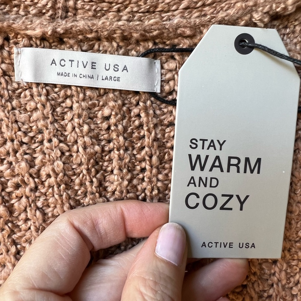 Active USA Open Front Cardigan - Picture 3 of 10